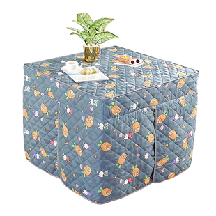 烤火桌子罩套2025新款桌布烤火罩正方形烤火被加厚取暖烤火炉桌罩