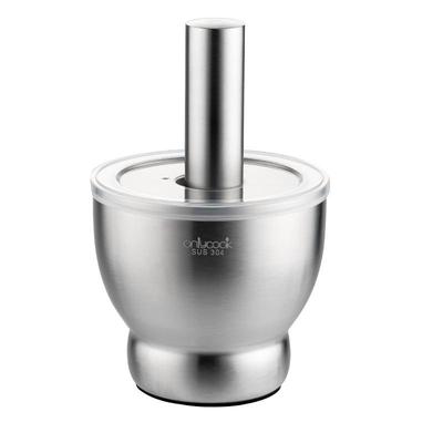 onlycook不锈钢蒜臼子捣碎罐