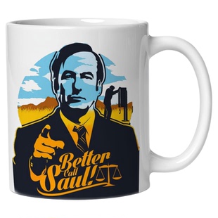Better Call Saul美剧风骚律师周边陶瓷马克杯喝水杯子送朋友礼物
