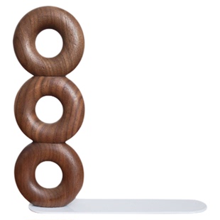 实木书立桌面书挡板黑胡桃书夹书靠书挡板书撑学生桌上收纳书架子