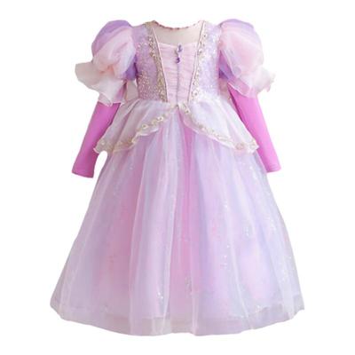 女童连衣裙秋冰雪奇缘生日礼服裙