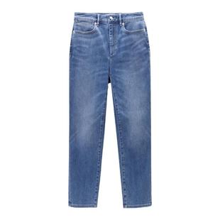 OVV春夏热卖女装意大利进口面料修身直筒铅笔裤牛仔裤