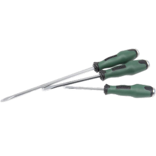 SATA世达一字穿心螺丝刀可敲击超硬工业级穿芯批改锥起子T系列