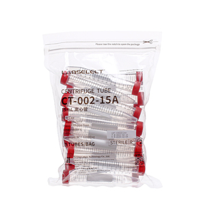 一包包邮甄选labselect15ml 50ml离心管 带泡沫底无菌无酶