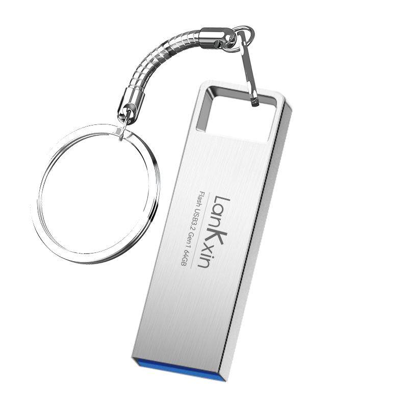 兰科芯高速u盘USB3.2刻字定制128G电脑加密迷你随身闪存正品U优盘