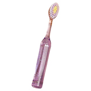 新款高档儿童罗马柱山型凸面牙刷3-12岁洁齿护龈水晶刷牙深层清洁