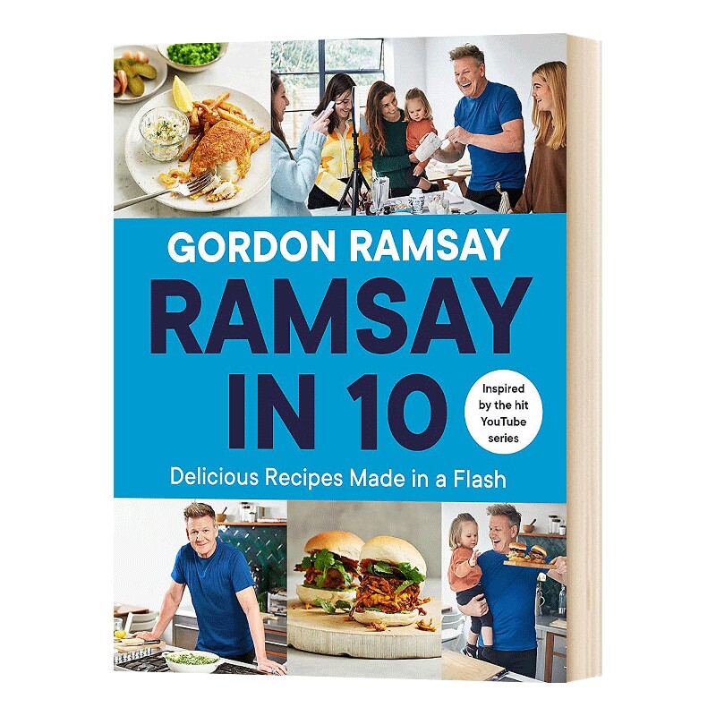 英文原版 精装 Ramsay in 10 戈登拉姆齐10分钟速成 料理 美味食谱 英文版 进口英语原版书籍