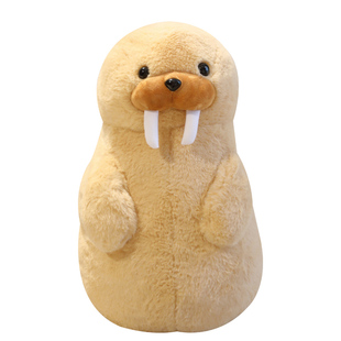 波比熊海洋系列海洋馆站立软企鹅毛绒玩具抱枕公仔海豹玩偶水族馆