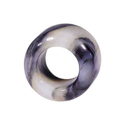 墨玉指环扳指和合玉器青花