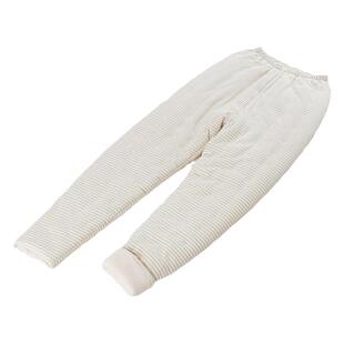 手工纯棉花裤女成人高腰保暖裤男宽松盘腿打坐冬季天然有机彩棉