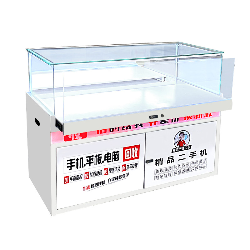 二手机玻璃柜台陈列展柜新款手机展示柜/陈列柜/展示