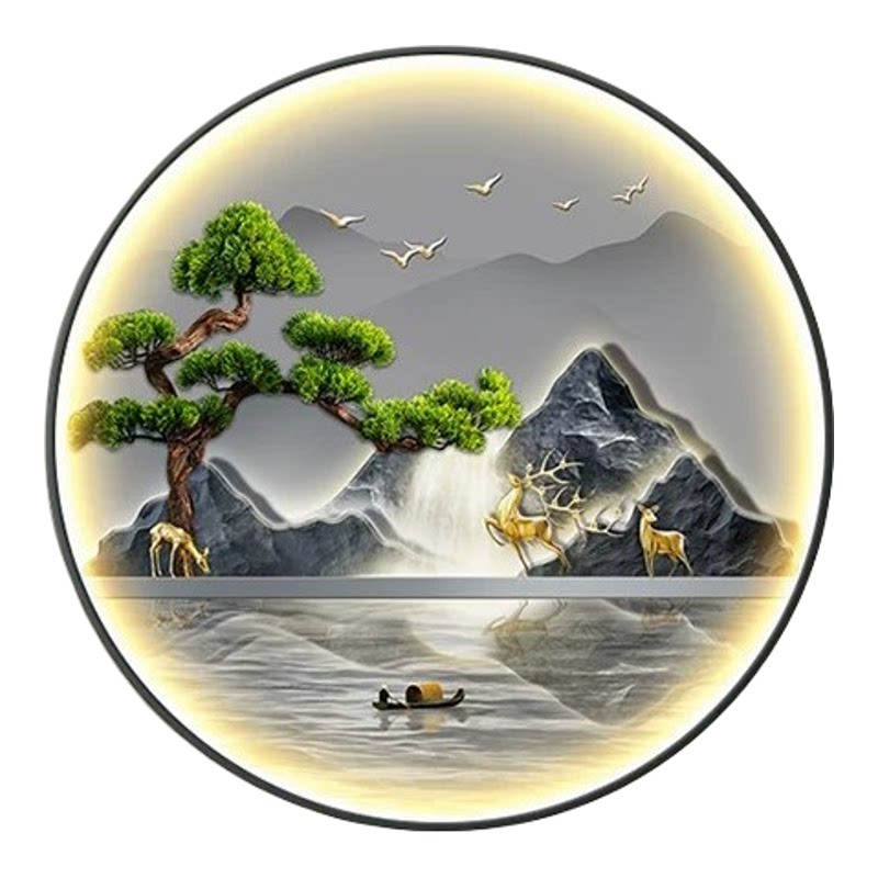 边框带灯加厚铝合金