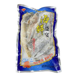 海鲜盛宴海鲜杂鱼拼盘腌制组合冷冻半成品750g*20包整箱商用食材