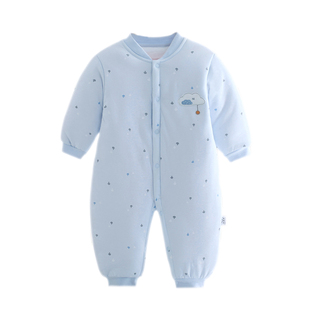 宝宝连体衣秋冬保暖衣新生儿纯棉爬服男女婴幼儿哈衣长袖可爱包邮