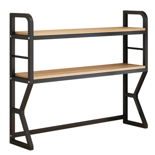 电脑桌面置物架书架多层学生书桌上放的书架学习桌上收纳铁艺书架