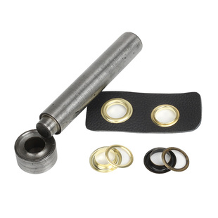 鸡眼扣空心铆钉DIY气眼扣眼鞋眼扣手工模具手敲安装工具套装包邮
