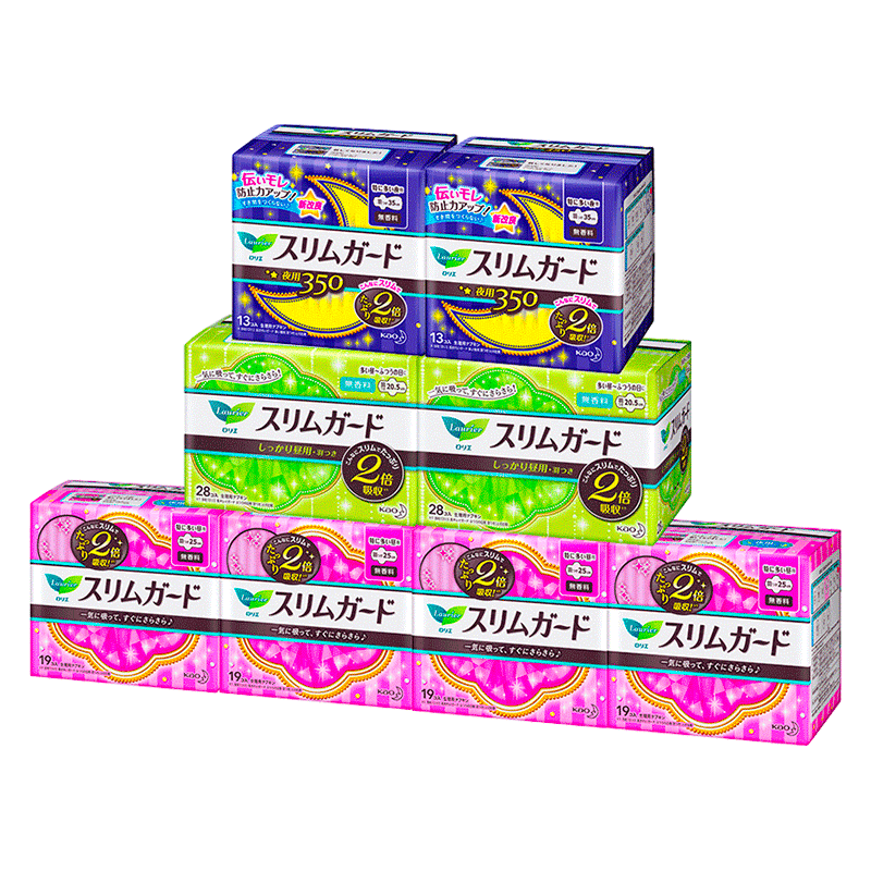 花王乐而雅日用夜用卫生巾