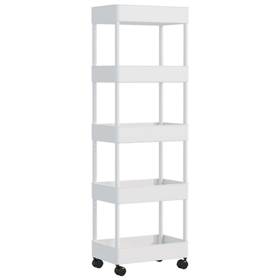 【夹缝专用】超窄置物架小推车