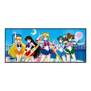 美少女战士装饰画月野兔水冰月公主房间女生卡通动漫卧室床头挂画