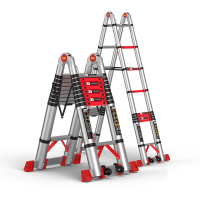 固凯迪多功能伸缩铝合金梯子