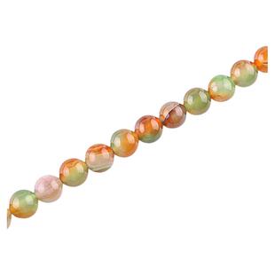 天然A级孔雀玛瑙圆珠 DIY饰品配件珠散珠串珠子材料配饰玛瑙手链