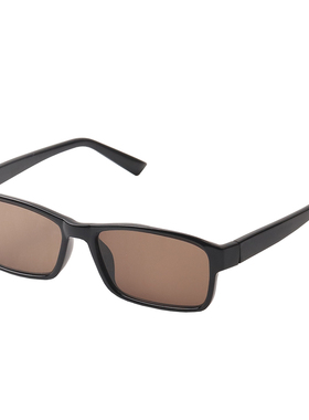 天然水晶石头眼镜白色茶色经典款