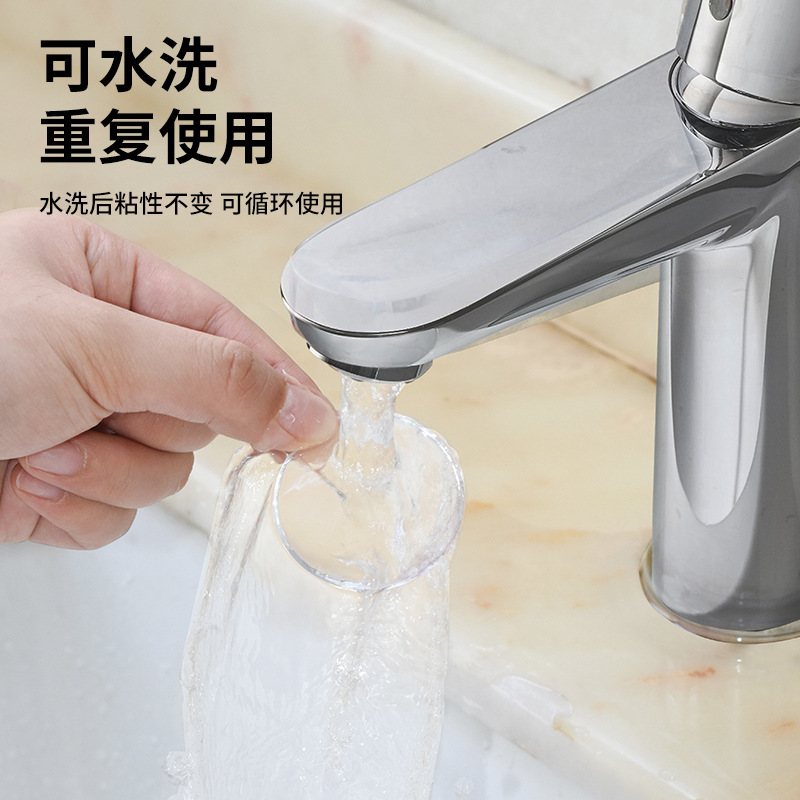 透明硅胶防撞贴加厚门把手减震缓冲工厂防撞批发马桶盖门吸静音垫