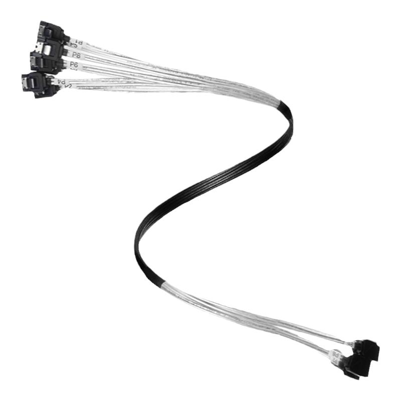 Amphenol安费诺SATA3.0硬盘数据线信号线6Gb SSD固态硬盘线65cm