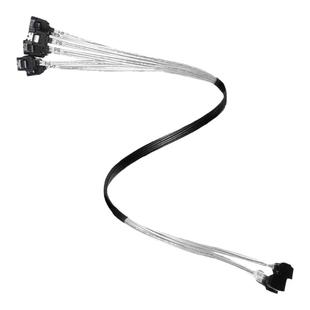 Amphenol安费诺SATA3.0硬盘数据线信号线6Gb SSD固态硬盘线65cm