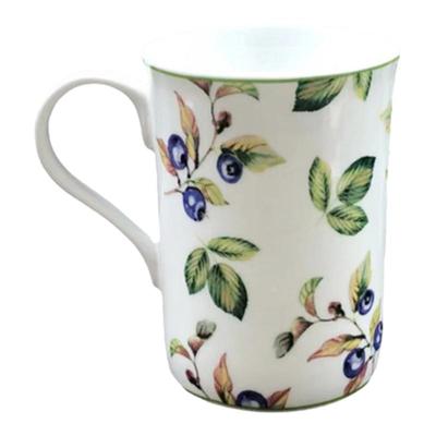 英式复古田园风骨瓷花马克杯