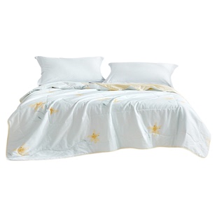 罗莱家纺夏季空调被子学生宿舍全棉抗菌防螨可机洗夏凉被芯26新品