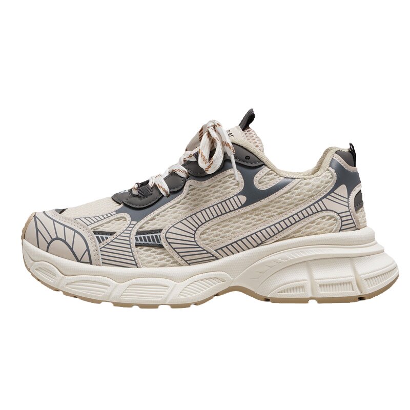 【加宽特大码透气运动鞋老爹鞋】