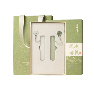 善琏湖笔如意玉石书签定制实用礼物古典国风文创高颜值礼品高档精致高级套装毕业大学生创意纪念品生日礼盒
