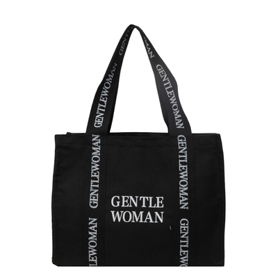 字母帆布托特包GENTLEWOMAN单肩