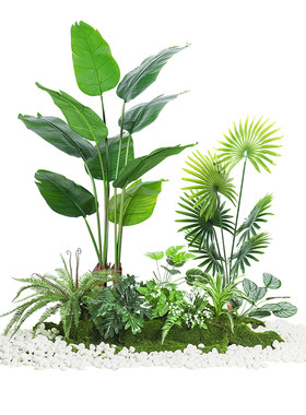 仿真绿植高端轻奢发财树