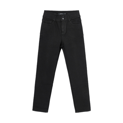 MOFAN摩凡冬新款黑色牛仔裤