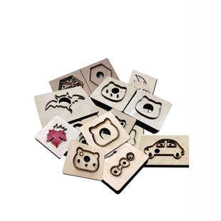 硅胶刀模厂家定制圆圆环EVA泡棉皮革钱包刀模亚克力木板各类刀模