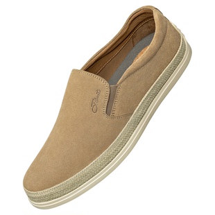 宾度男鞋官方正品2026春季新款一脚蹬百搭低帮男士休闲渔夫乐福鞋