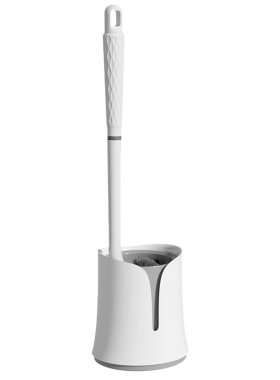 马桶刷带底座家用无死角厕所刷子卫生间清洁刷套装壁挂加长蹲厕