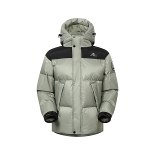 凯莱牧户外极寒羽绒服女2025新款保暖登山服短款滑雪服羽绒外套男