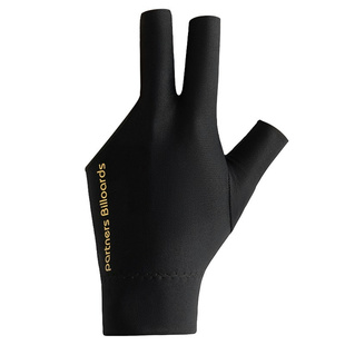 打台球手套露三指高档桌球杆防滑斯诺克耐磨透气吸汗专用职业弹力