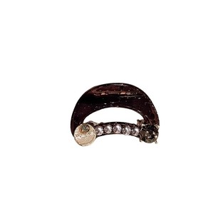 闪钻半圆精致小号抓夹女高级感东大门新款公主头发夹两侧洋气轻奢