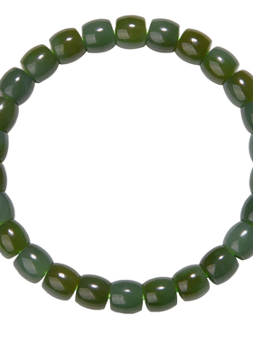 天然和田玉直切手串女款