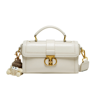 纳兰杜白色包包女式2025新款女士斜挎包女真皮女包女款高级感礼物