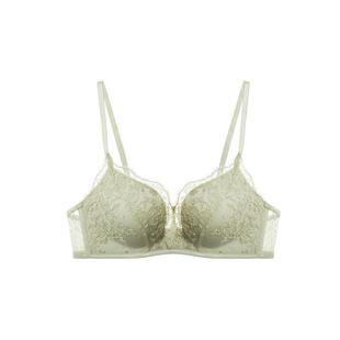 ubras洛可可深U聚拢模杯背勾文胸轻薄透气性感蕾丝内衣