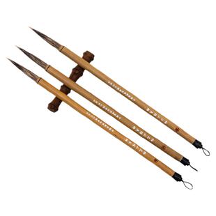 红星宣纸清玄专卖店宣笔毛笔石獾长锋 獾毫笔 石鲁山水勾画专用书法创作绘画国画书法国画练习勾线