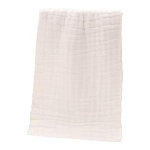白色毛巾纯棉纱布不掉毛儿童大人洗脸婴儿洗面冲凉吸水成人全棉