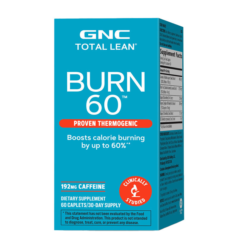GNC卡路里燃烧配方Burn60小红丸