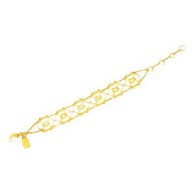 justgold经典足金手链