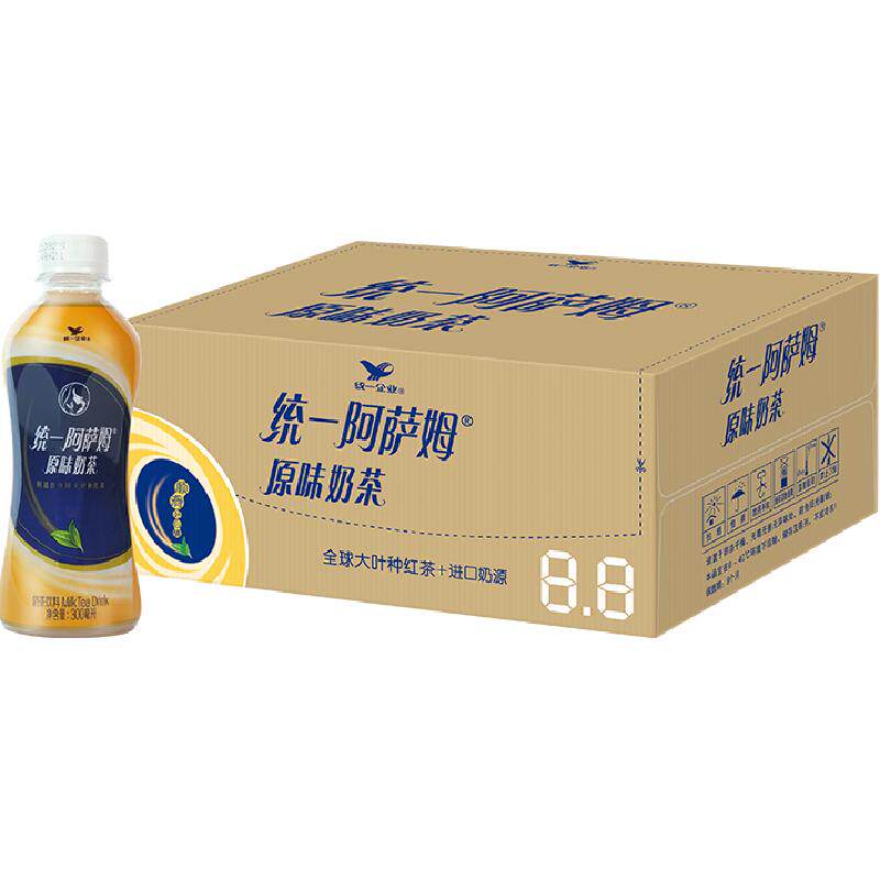 统一阿萨姆奶香浓郁300ml*24瓶